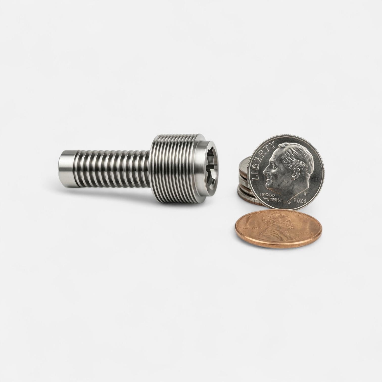 Precision machined threaded fastener