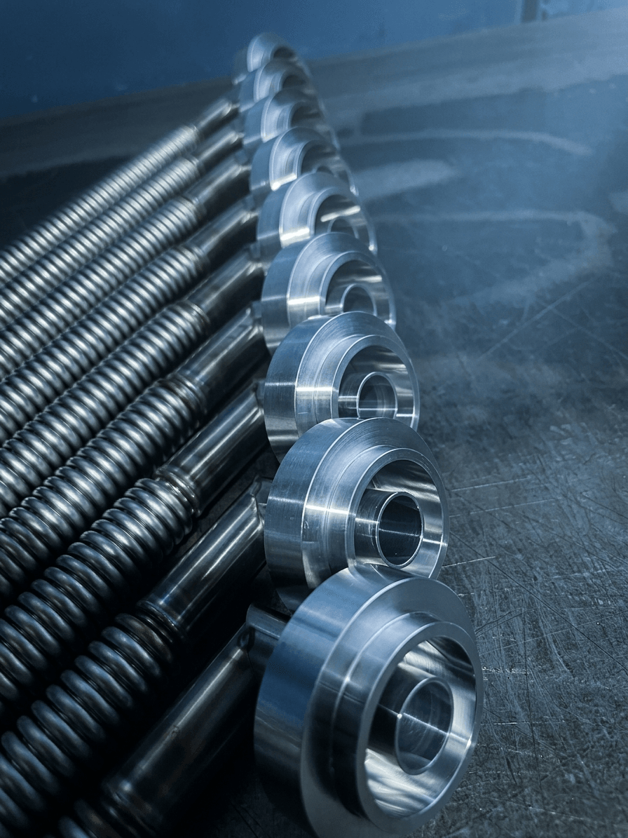Machined metal components
